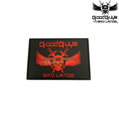 Patch 3d Pvc Red Good Guys In Bad Lands (ggbl-ph3003)