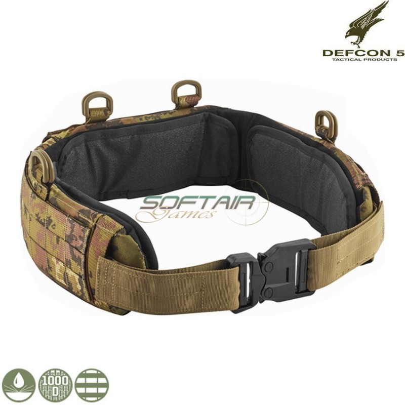 Cinturone Imbottito Con Fibbia Austrialpin Vegetato Defcon 5 (d5-mb04-vi)
