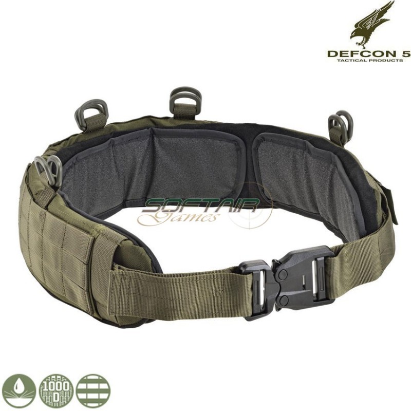 Cinturone Imbottito Con Fibbia Austrialpin Olive Drab Defcon 5 (d5-mb04-od)