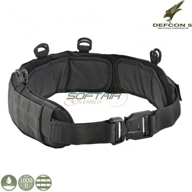 Padded Belt With Austrialpin Buckle Black Defcon 5 (d5-mb04-b)