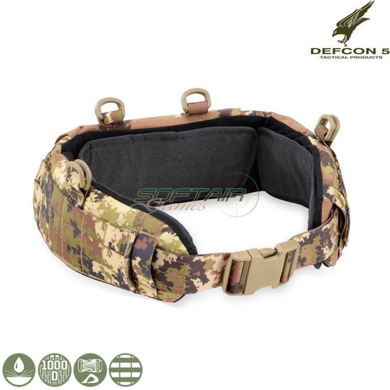 Padded Belt With Molle System Vegetato Defcon 5 (d5-mb02-vi) Padded Belt With Molle System Vegetato Defcon 5 (d5-mb02-vi)