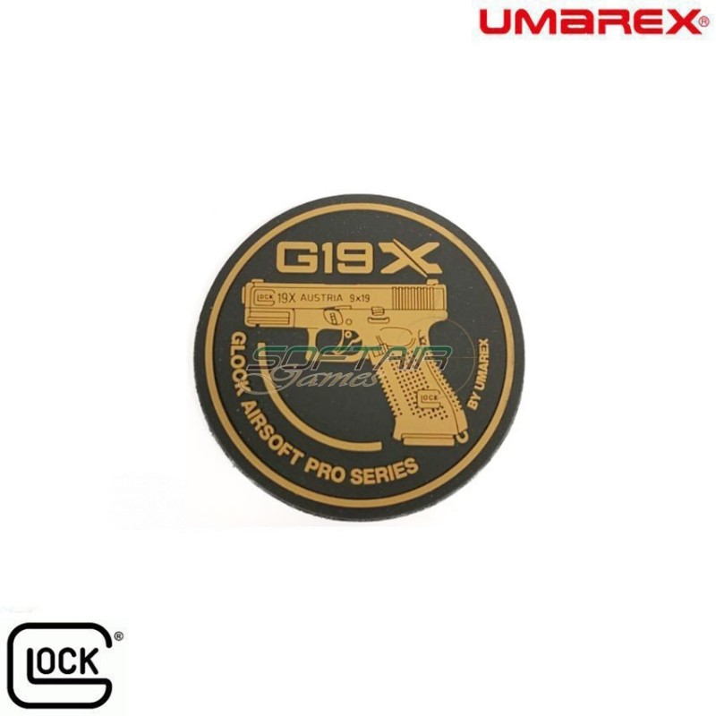 Patch Pvc Glock 19x Umarex (um-patch-1) Patch Pvc Glock 19x Umarex (um-patch-1)