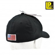 Cappello Flexfit® Black Jolly Roger Patcheria (lp-capff008)