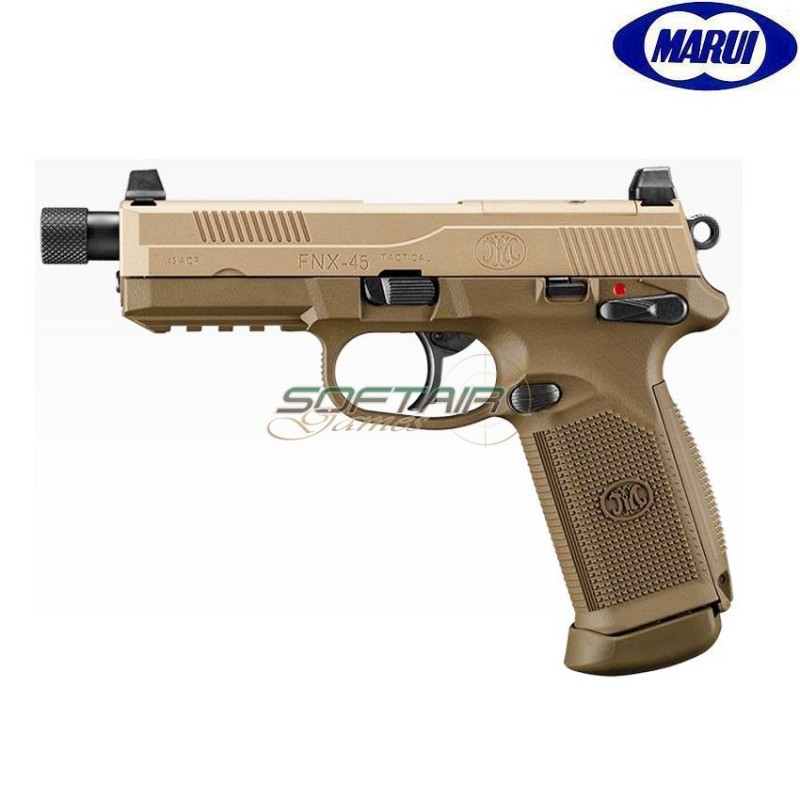Pistola A Gas Fnx-45 Tactical Fde Tokyo Marui (tm-142917)