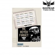 Calendario 2019 Portatile 10x7cm Good Guys In Bad Lands (ggbl-ga2007)