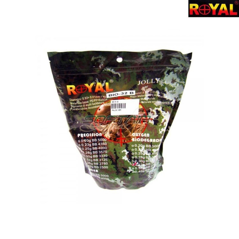 Pallini Biodegradabili Neri 0.32gr. 3125bb Royal (bio 0.32)
