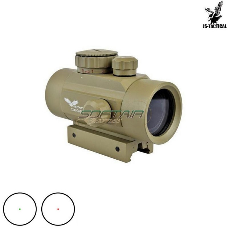 Dot 1x40 Propoint Dark Earth Js Tactical (js-1x40grdtan)