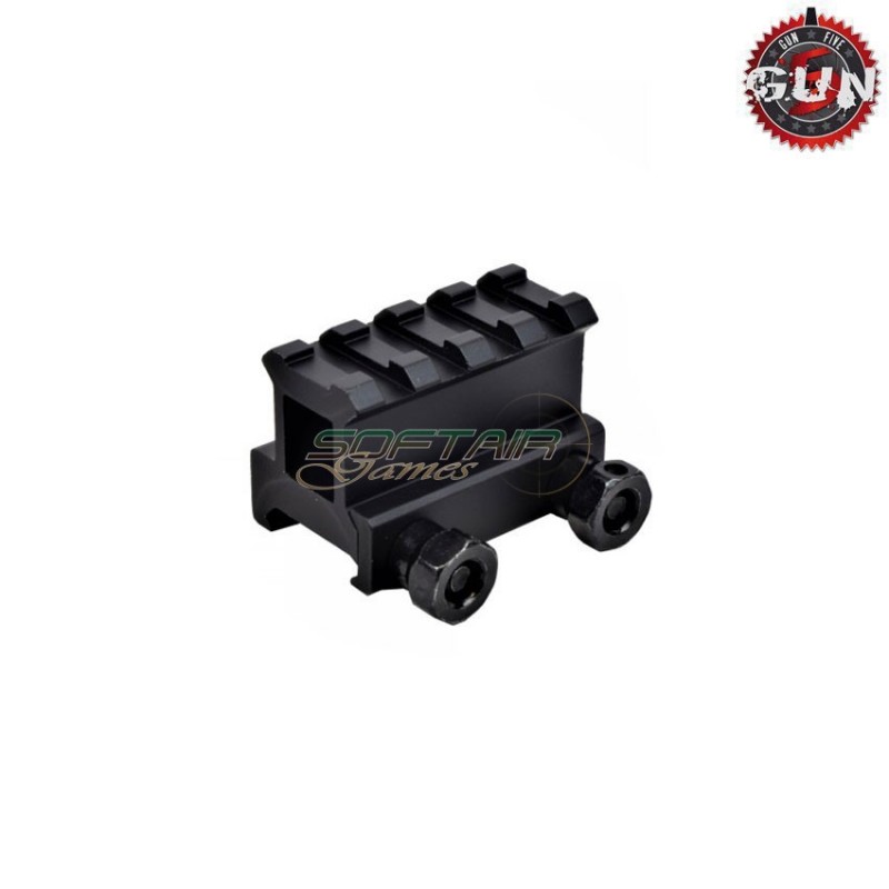 Flat Top Slitta Di Rialzo Da 30mm Short Type 3 Gun Five (gf-rt4)