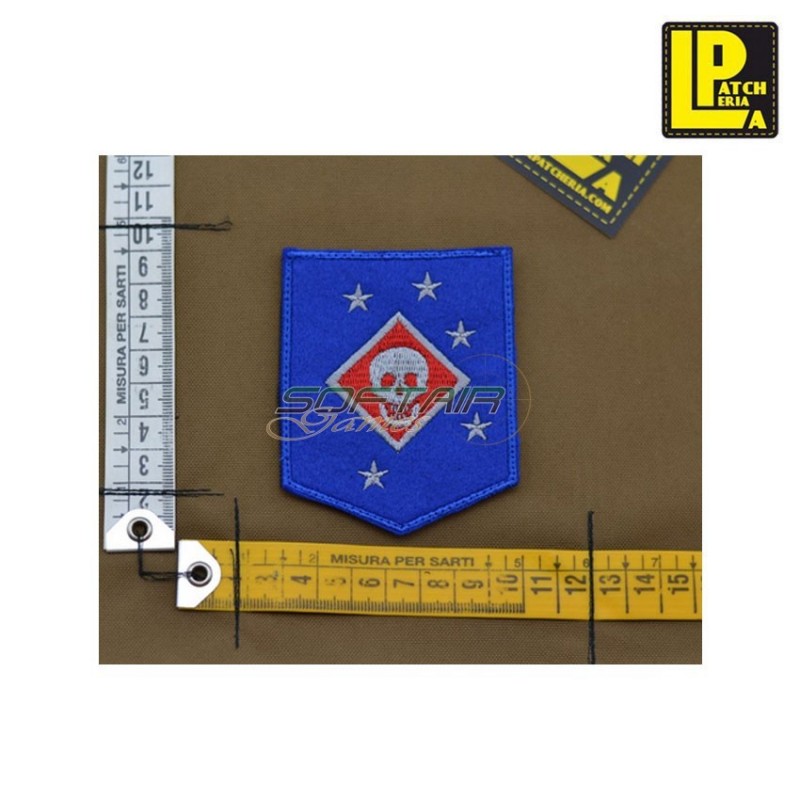 Military Morale Patch Ricamata Marine Raider Blu Marsoc Patcheria (lp-prc144)