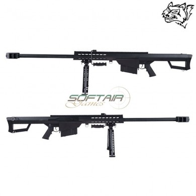 Fucile A Molla Sniper Barret M82 Black Snow Wolf (sw-024823)