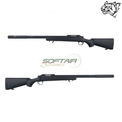 Fucile A Molla Vsr-10kt G-spec Sniper Black Snow Wolf (sw-024802)