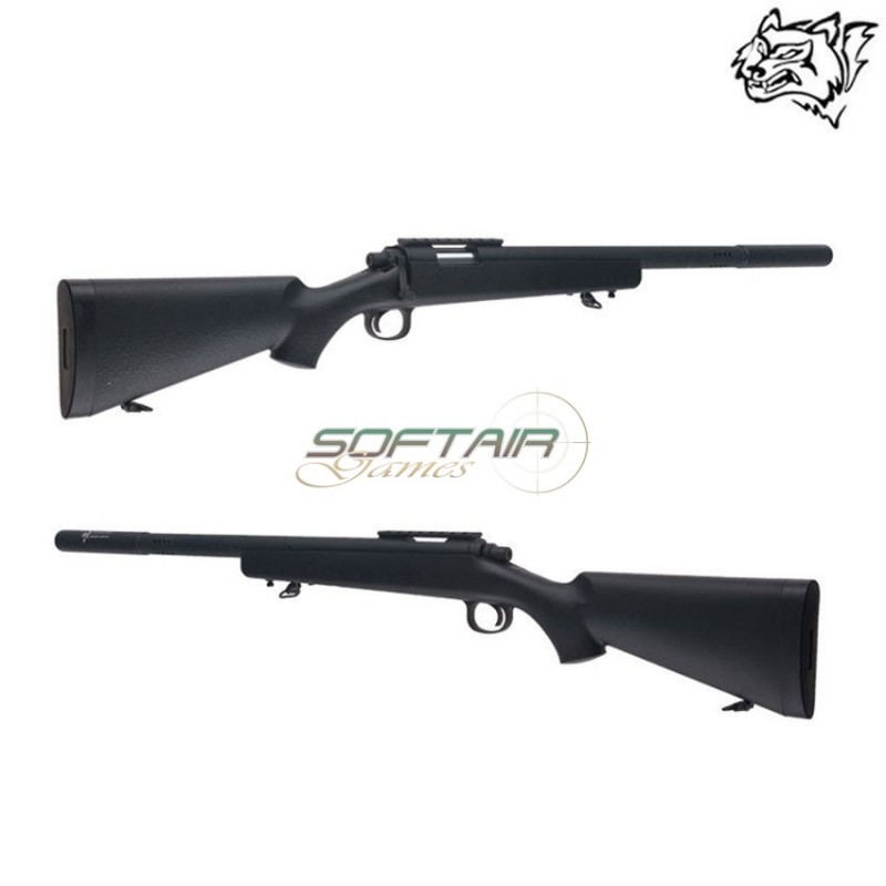Fucile A Molla Vsr-10kt G-spec Sniper Black Snow Wolf (sw-024802)