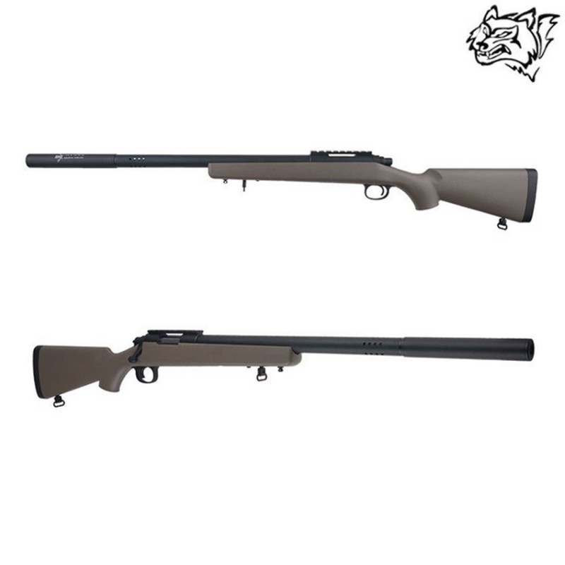 Fucile A Molla Vsr-10kt G-spec Sniper Dark Earth Snow Wolf (sw-024804)