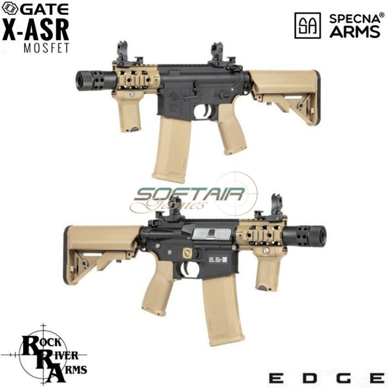 Fucile Elettrico Sa-e10 Edge™ Rra M4 Stubby Killer Carbine Replica Two Tone Specna Arms® (spe-01-023933)