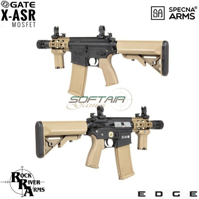 Electric Rifle Sa-e10 Edge™ Rra M4 Stubby Killer Carbine Replica Two Tone Specna Arms® (spe-01-023933)