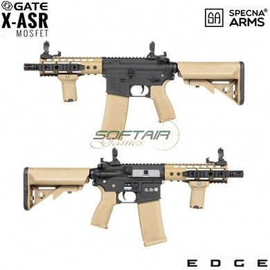 Electric Rifle Sa-e12 Edge™ M4 Short Keymod Carbine Replica Two Tone Specna Arms® (spe-01-023937)