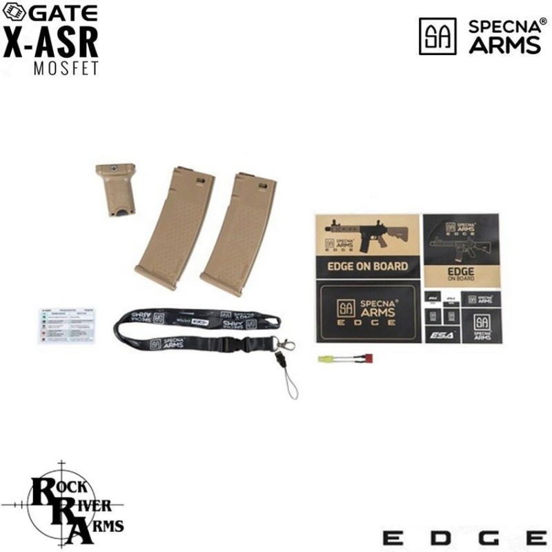 Fucile Elettrico Sa-e12 Edge™ M4 Short Keymod Carbine Replica Two Tone Specna Arms® (spe-01-023937)