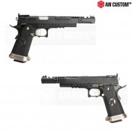 Pistola A Gas Hi-capa Custom 38 Supercomp Black Armorer Works (aw-110570)