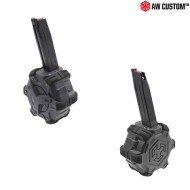 Gas Drum Magazine 350bb For Pistol Hi-capa Hx Series Armorer Works (aw-310657)
