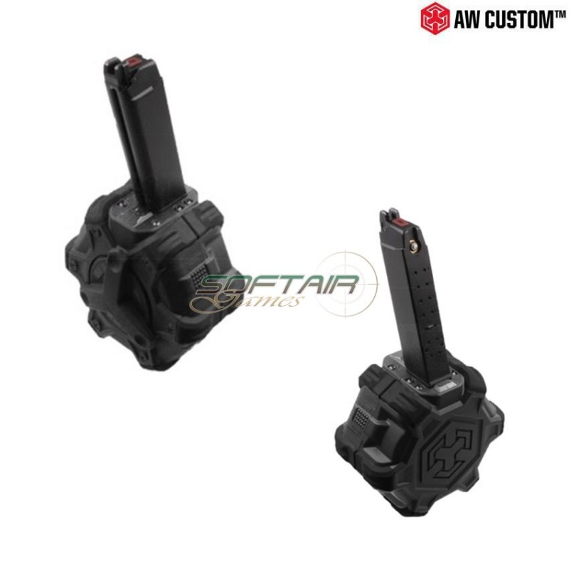 Caricatore Drum 350bb A Gas Per Pistola Glock Vx Series Armorer Works (aw-310658)