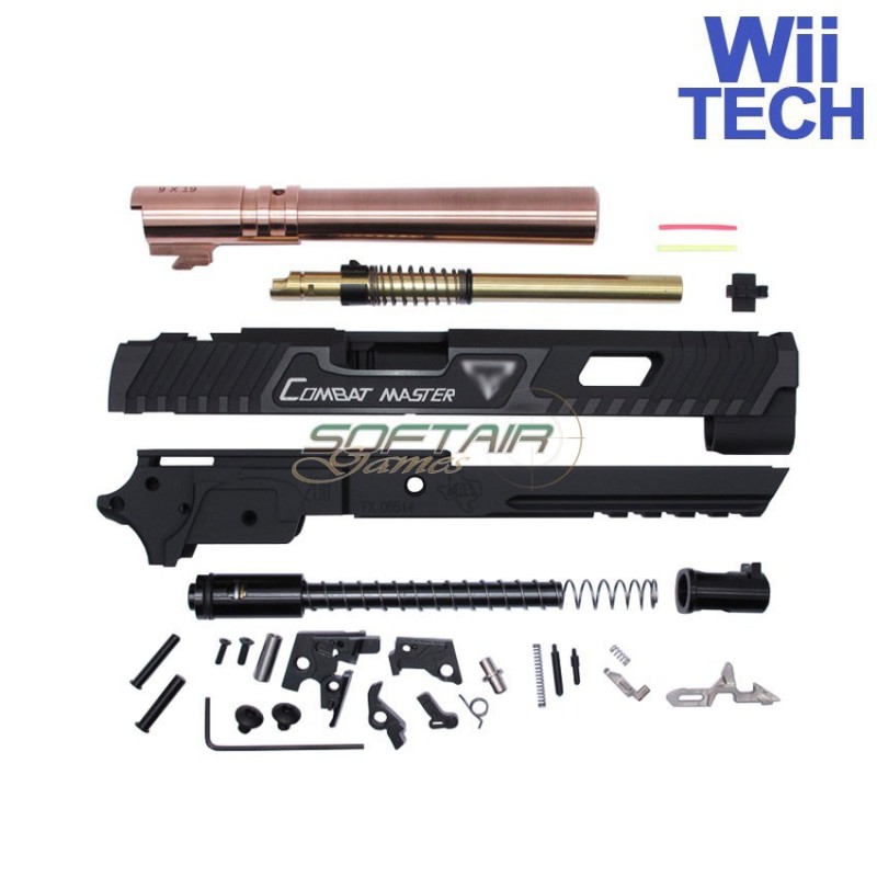 Kit Conversione Jw3 C-master Black Version Per Pistola A Gas Marui 1911 Wii Tech (wt-4511)