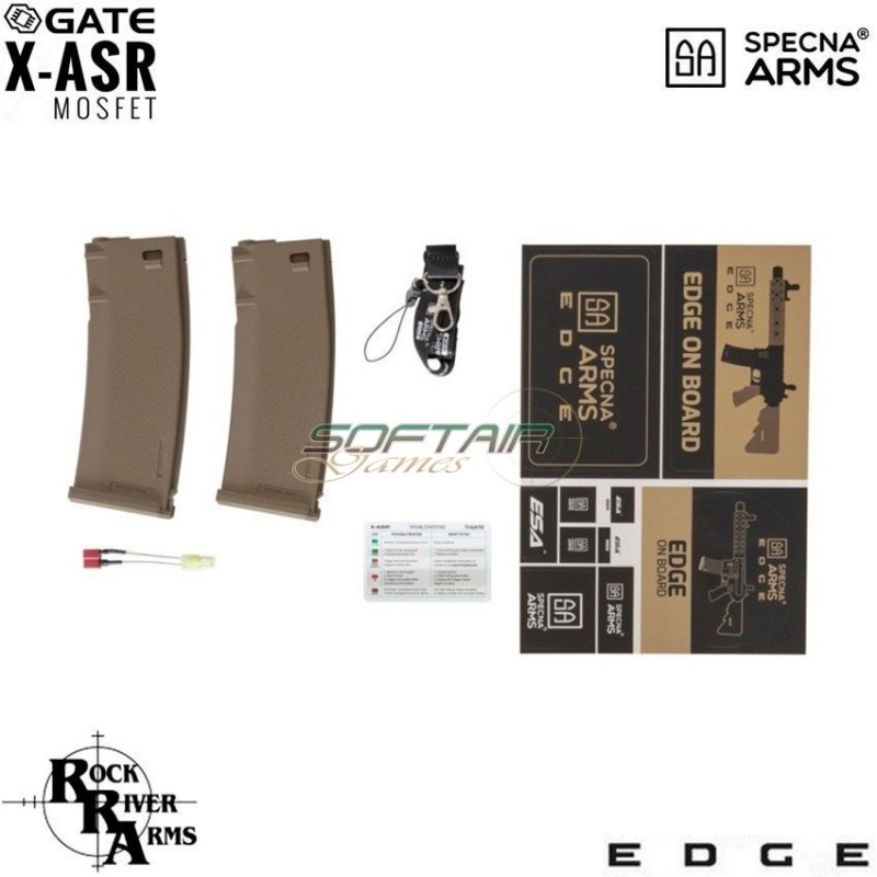 Electric Rifle Sa-e02 Edge™ Rra M733 Carbine Replica Dark Earth Specna Arms® (spe-01-024536)