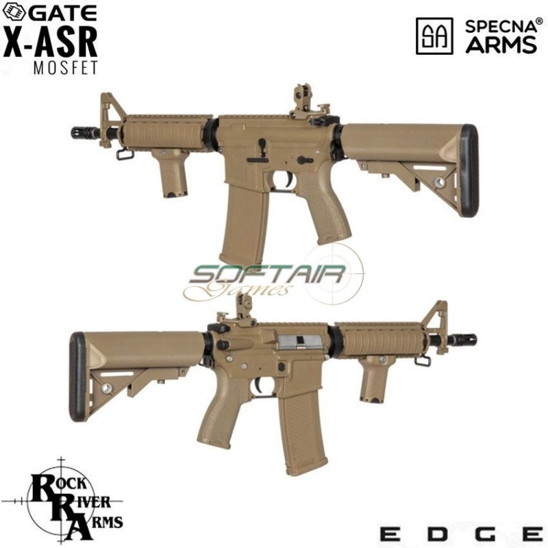 Fucile Elettrico Sa-e04 Edge™ Rra Cqb-r Carbine Replica Dark Earth Specna Arms® (spe-01-024542)