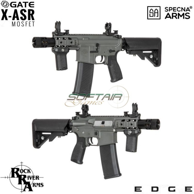 Electric Rifle Sa-e10 Edge™ Rra M4 Stubby Killer Carbine Replica Chaos Grey Specna Arms® (spe-01-026714)