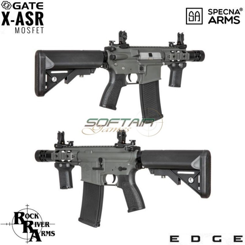 Electric Rifle Sa-e10 Edge™ Rra M4 Stubby Killer Carbine Replica Chaos Grey Specna Arms® (spe-01-026714)