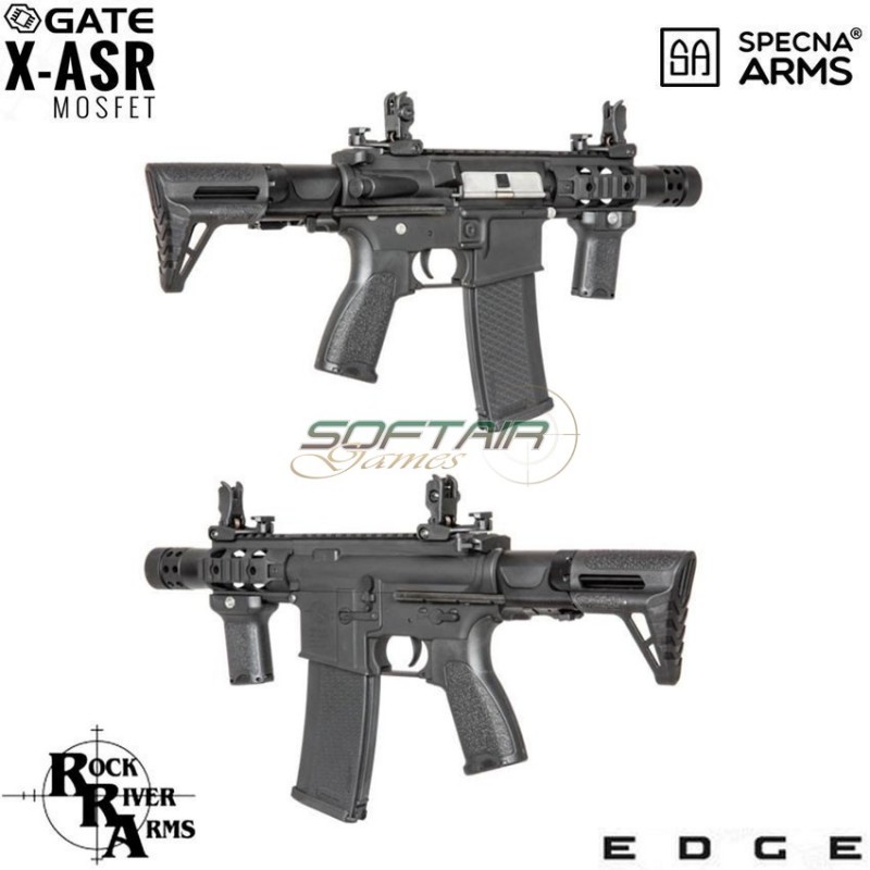 Electric Rifle Sa-e10 Edge™ Rra M4 Stubby Killer Pdw Replica Black Specna Arms® (spe-01-026715)