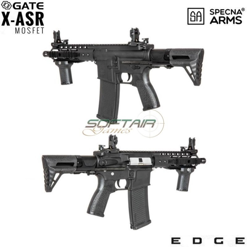 Fucile Elettrico Sa-e12 Edge™ M4 Short Keymod Pdw Replica Black Specna Arms® (spe-01-026717)