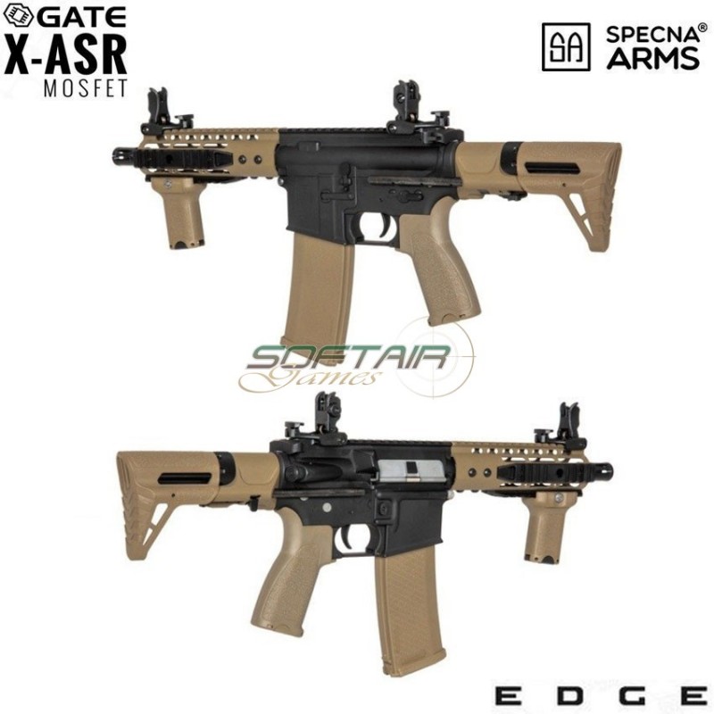 Fucile Elettrico Sa-e12 Edge™ M4 Short Keymod Pdw Replica Two Tone Specna Arms® (spe-01-026718)