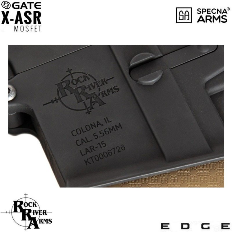 Electric Rifle Sa-e11 Edge™ Rra M4 Silenced Carbine Replica Two Tone Specna Arms® (spe-01-023935)