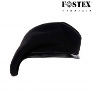 Military Beret Black Fostex (fx-211117-bk)