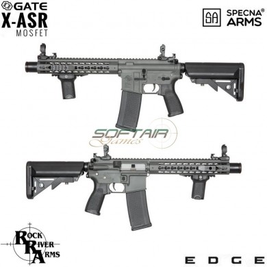 Electric Rifle Sa-e07 Edge™ Rra M4 Noveske Cqb Keymod Carbine Replica Chaos Grey Specna Arms® (spe-01-026713)
