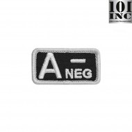 Patch Ricamata Gruppo Sanguigno A- Black 101 Inc (inc-442318-3252-bk) Patch Ricamata Gruppo Sanguigno A- Black 101 Inc (inc-442318-3252-bk)
