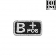 Patch Ricamata Gruppo Sanguigno B+ Black 101 Inc (inc-442318-3254-bk) Patch Ricamata Gruppo Sanguigno B+ Black 101 Inc (inc-442318-3254-bk)