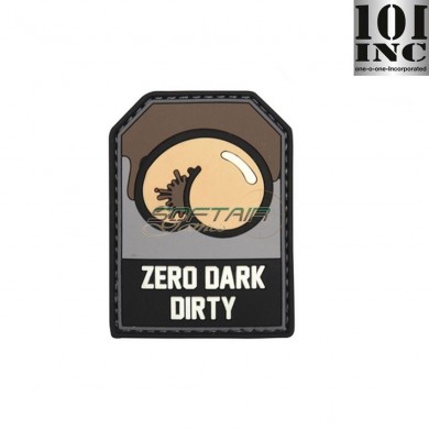 Patch 3d Pvc Zero Dark Dirty Black/grey 101 Inc (inc-444130-5426)