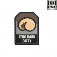 Patch 3d Pvc Zero Dark Dirty Black/grey 101 Inc (inc-444130-5426) Patch 3d Pvc Zero Dark Dirty Black/grey 101 Inc (inc-444130-5426)