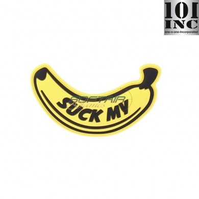 Patch 3d Pvc Suck My Banana 101 Inc (inc-4113)