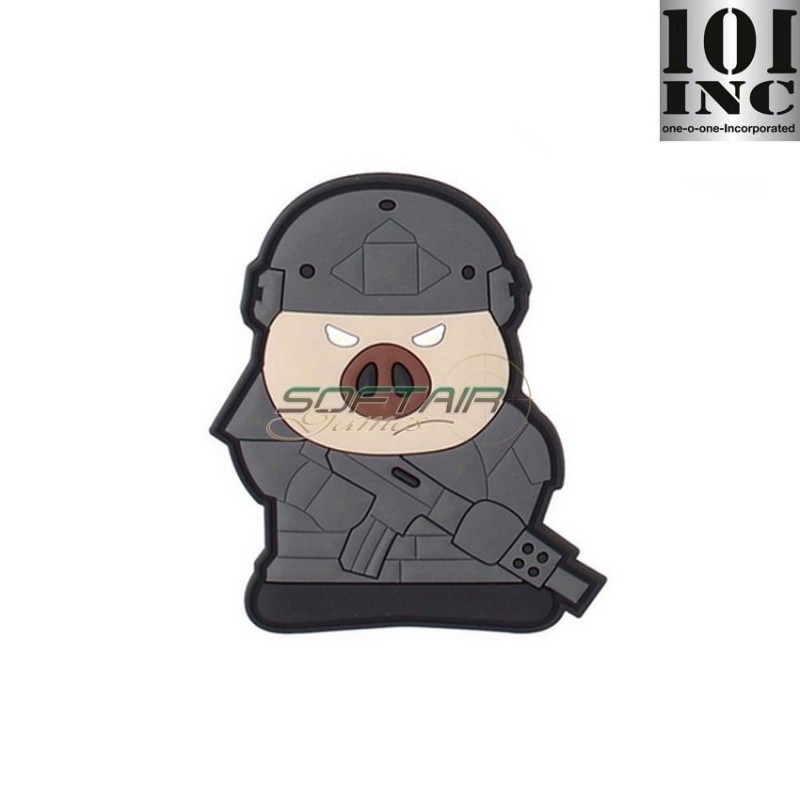 Patch 3d Pvc Tactical Pig Color 101 Inc (inc-5108)