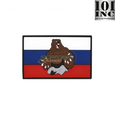 Patch 3d Pvc Russia Bear Color 101 Inc (inc-444130-7201)