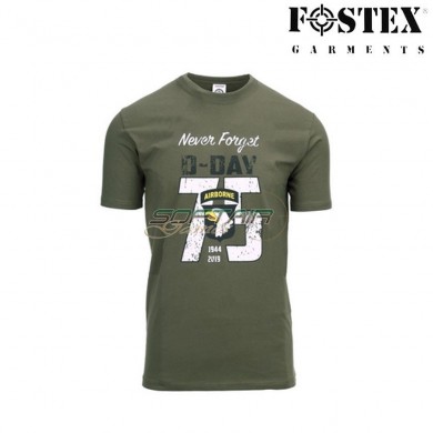 T-shirt D-day 75 Years Green Fostex (fx-133623-gr)