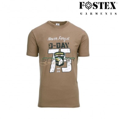 T-shirt D-day 75 Years Coyote Fostex (fx-133623-ct)