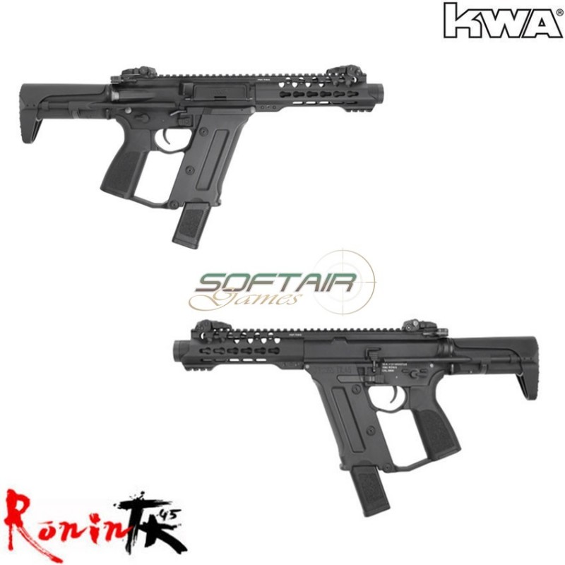 Electric Rifle Aeg Tekken Tk45c Ronin 6" Keymod Black Kwa (kwa-211746)