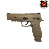 Pistola A Gas Sig Sauer P320 F17 M17 Dark Earth Aeg (aeg-we00422)