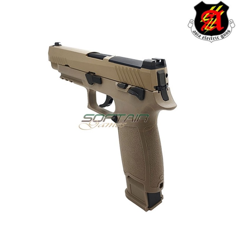 Gas Gbb Pistol Sig Sauer P320 F17 M17 Dark Earth Aeg (WE-AEGF17T)