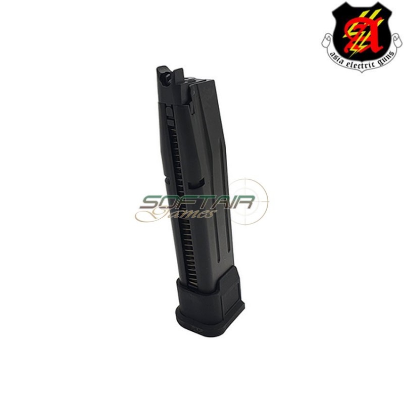 Gas Magazine 25bb Black Base Plate For Sig Sauer P320 F17 M17 Aeg (aeg-310696)