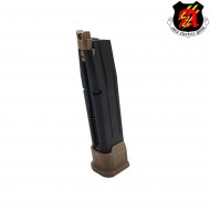 Caricatore A Gas 25bb Fondello Dark Earth Per Sig Sauer P320 F17 M17 Aeg (aeg-310697)