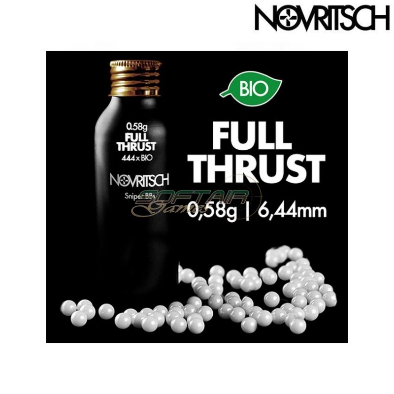 Sniper Full Thrust 0.58gr X 444pcs 6.44mm Bbs Novritsch (no-35)